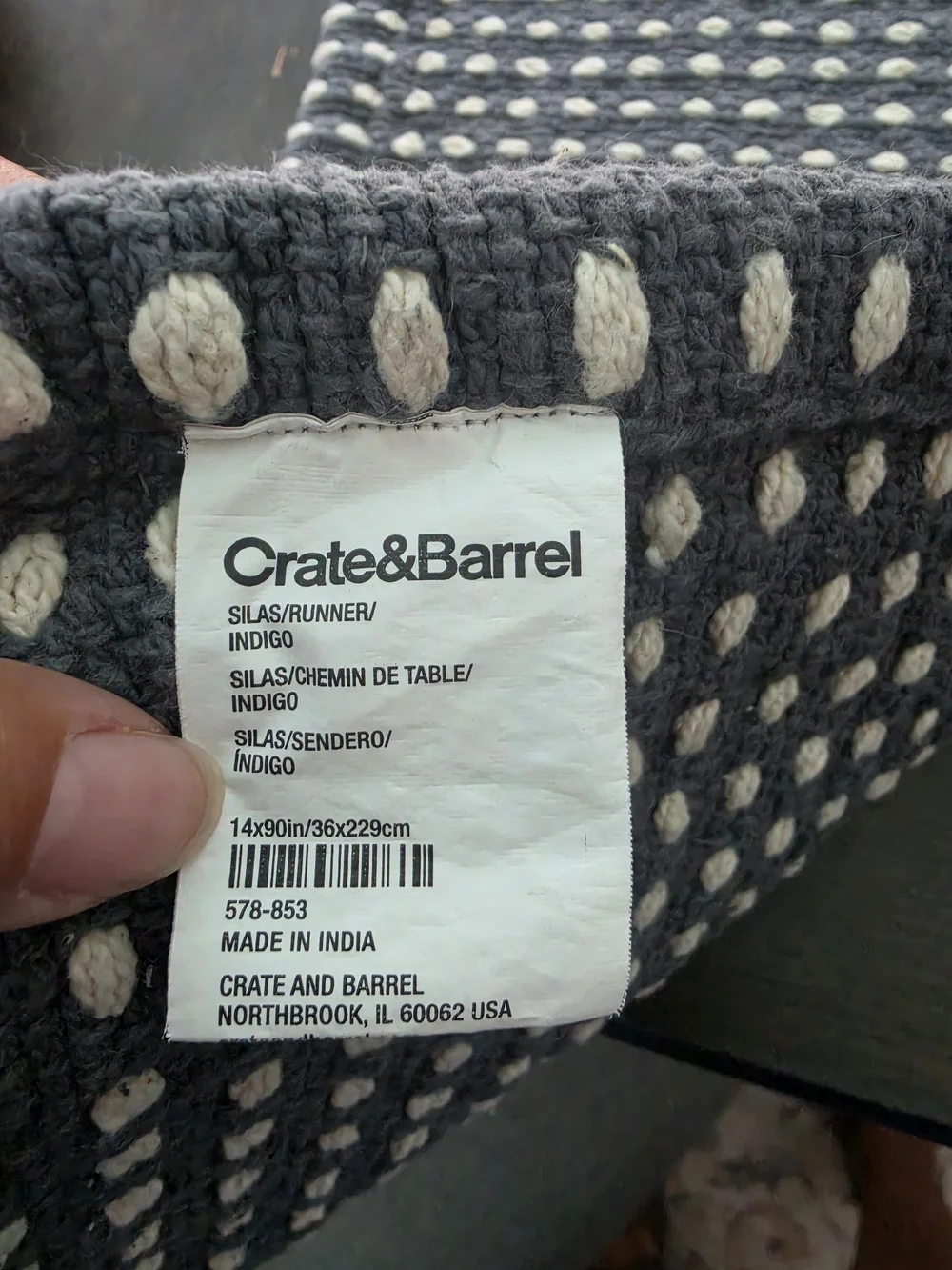 Crate&Barrel beautifully textured